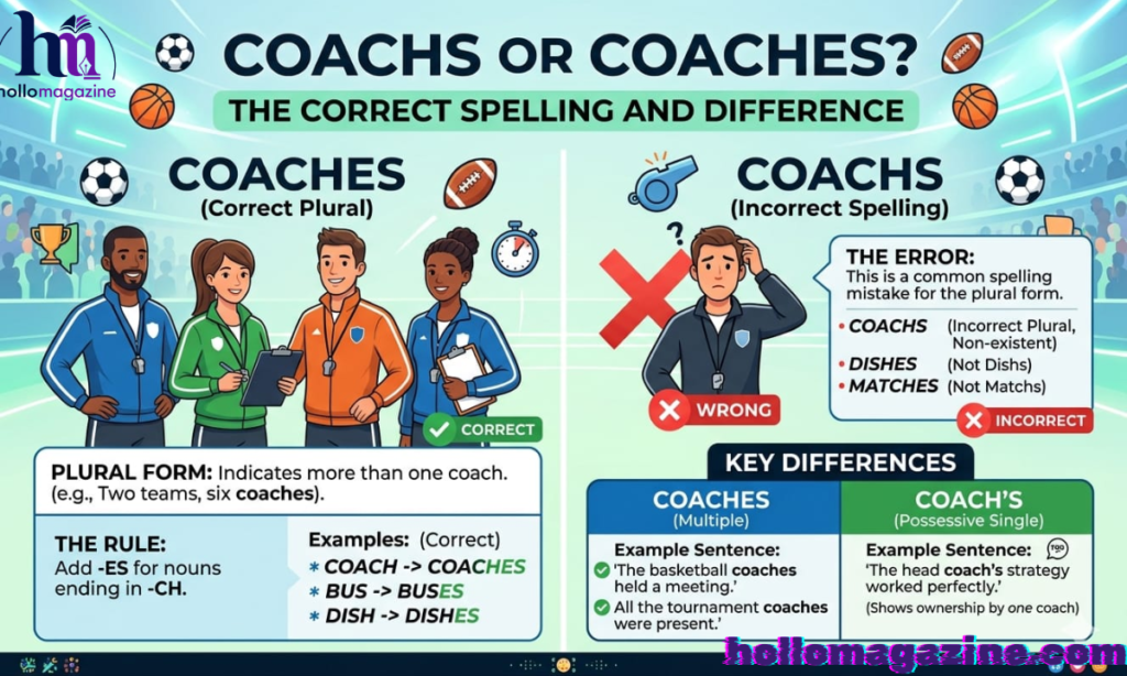 Coaches The Plural Form (No Apostrophe)