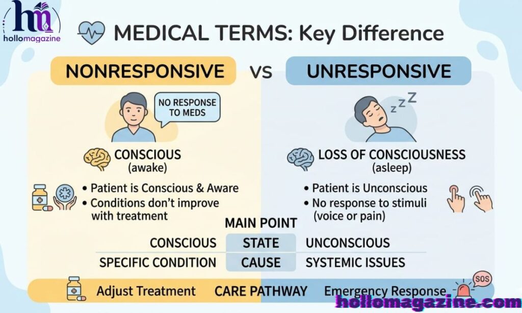 Core Differences Between Nonresponsive Vs Unresponsive