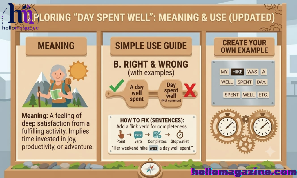 Day Well Spent Sentence Examples (Real-Life Usage)