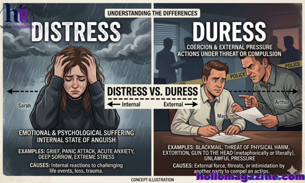 Distress vs Duress Quick Difference