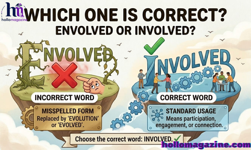 Envolved vs Involved Key Differences