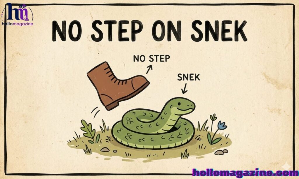 Examples of “No Step On Snek”