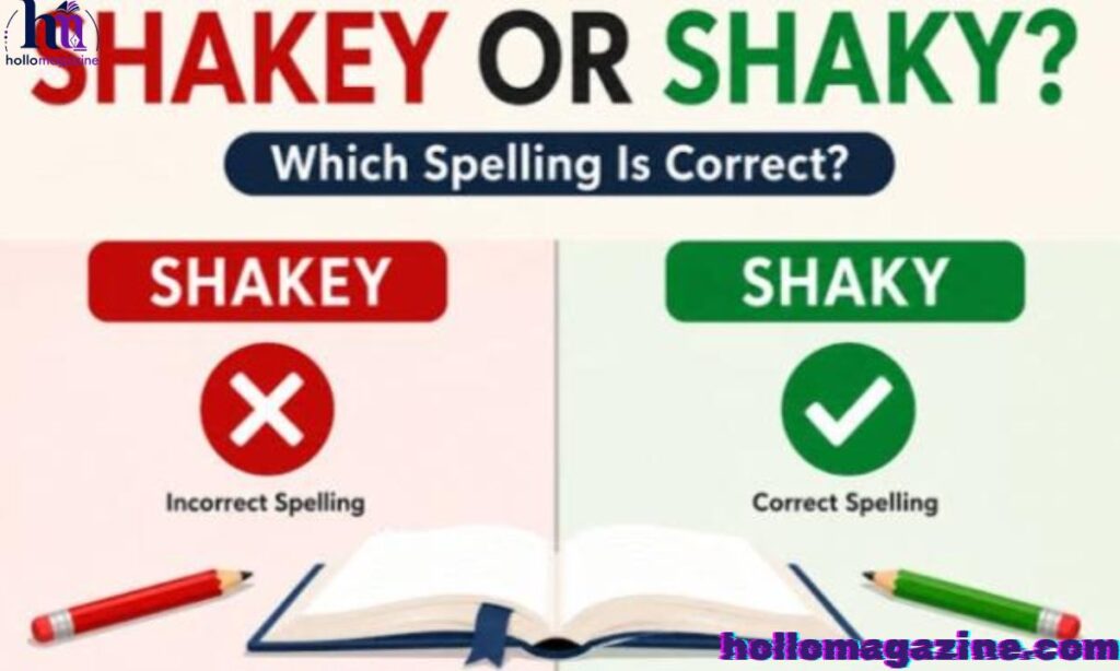 How to Remember the Correct Spelling of Shaky