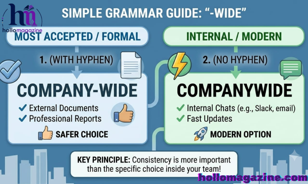 How to Use Company-Wide Correctly in Sentences