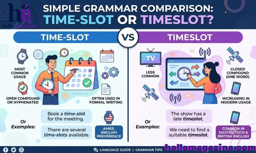 How to Use Time Slot Correctly in Different Contexts