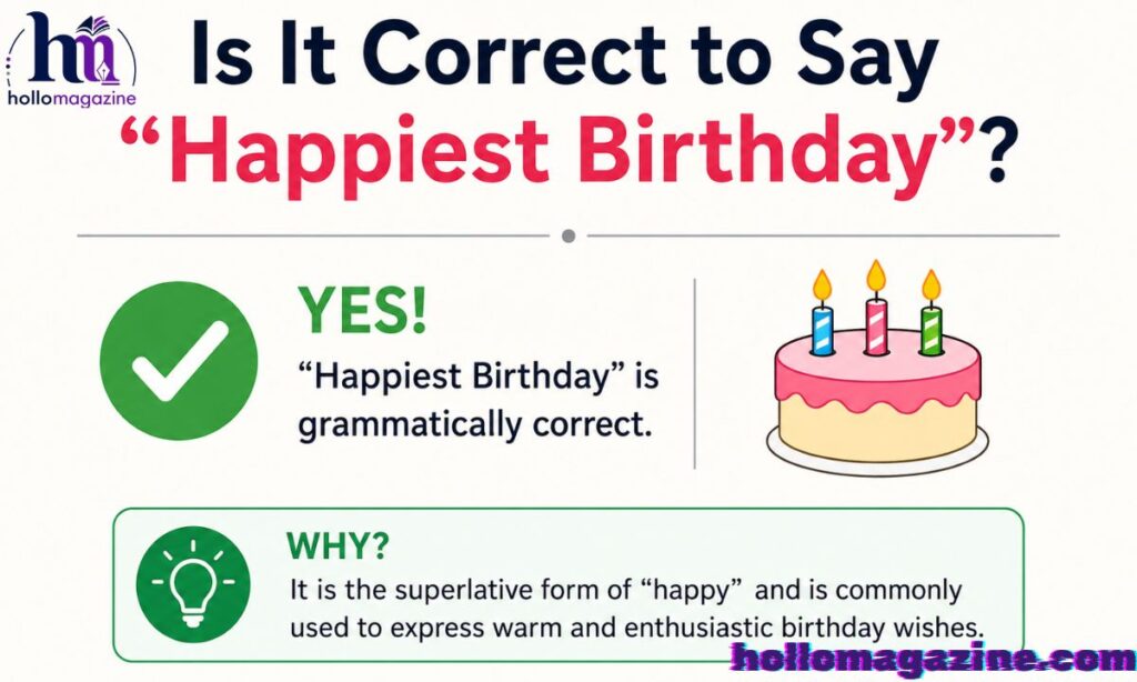 Is It Correct to Say “Happiest Birthday”?