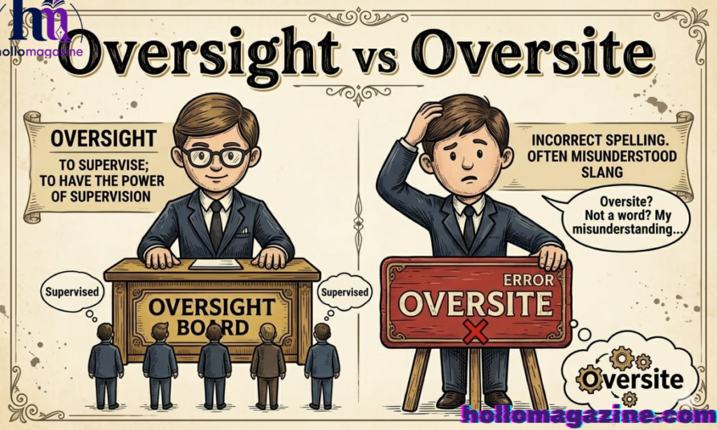 Oversight The Real English Word