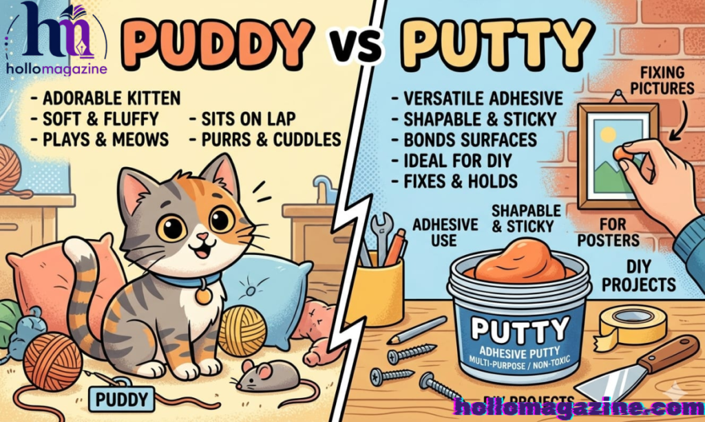 Puddy vs Putty British and American English
