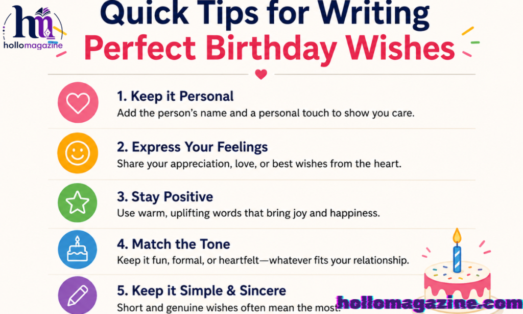 Quick Tips for Writing Perfect Birthday Wishes