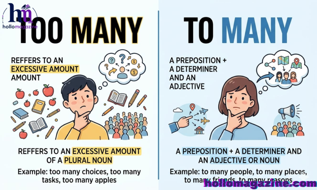 Tips to Avoid Confusing Too Many and To Many