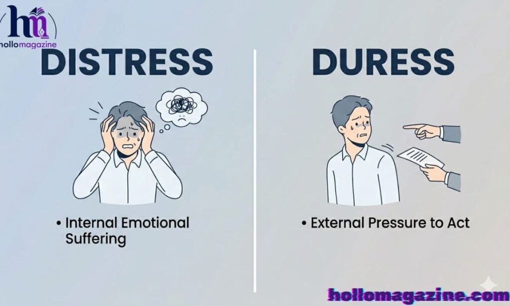 Using Distress in Sentences