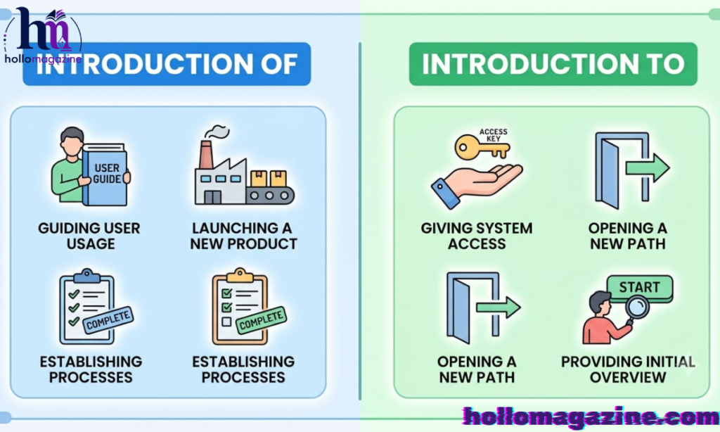What Does “Introduction To” Mean?