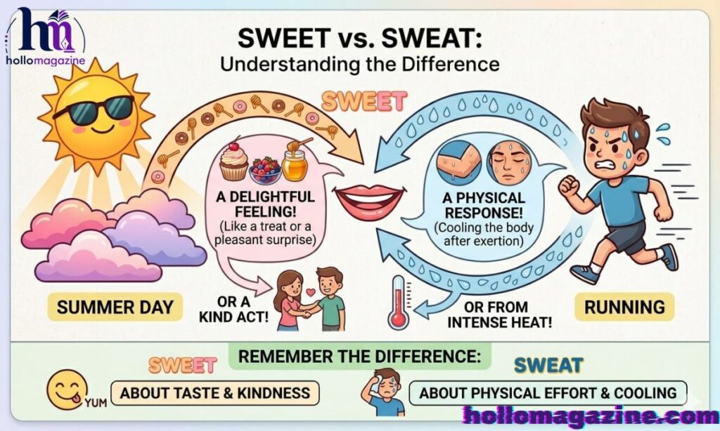 Why “Sweet” and “Sweat” Are Often Confused